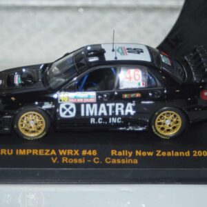 Ixo subaru impreza wrx rally monte carlo 2001 burns #5 ram001 1/43rd