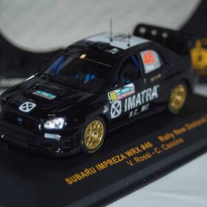 Ixo subaru impreza wrx rally monte carlo 2001 burns #5 ram001 1/43rd