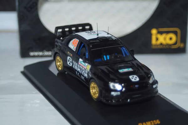 Ixo subaru impreza wrx rally monte carlo 2001 burns #5 ram001 1/43rd