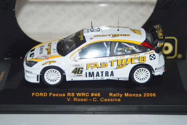 Ixo ford focus rs wrc no46 rally monza 2006 v.rossi ram255 1:43
