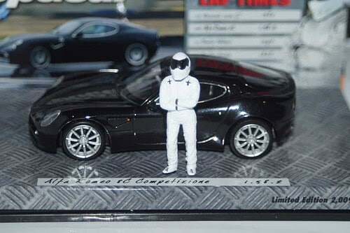 Minichamps alfa romeo 8c competizione black top gear 519 431200 1:43