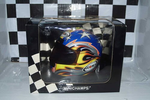 Minichamps Suomy Helmet 2001 Laguna Seca 1/2 scale 326 011295