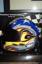 Minichamps Suomy Helmet 2001 Laguna Seca 1/2 scale 326 011295
