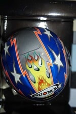 Minichamps Suomy Helmet 2001 Laguna Seca 1/2 scale 326 011295