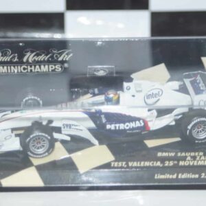 Minichamps bmw sauber f1.06 test valencia a.zanardi 400 060599 in 1:43
