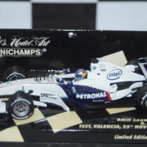 Minichamps bmw sauber f1.06 test valencia a.zanardi 400 060599 in 1:43