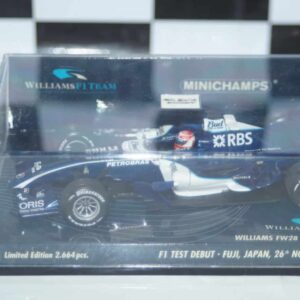 Minichamps williams-toyota fw28 f1 test debut  k.nakajima 400 060135 in 1:43