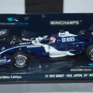 Minichamps williams-toyota fw28 f1 test debut  k.nakajima 400 060135 in 1:43