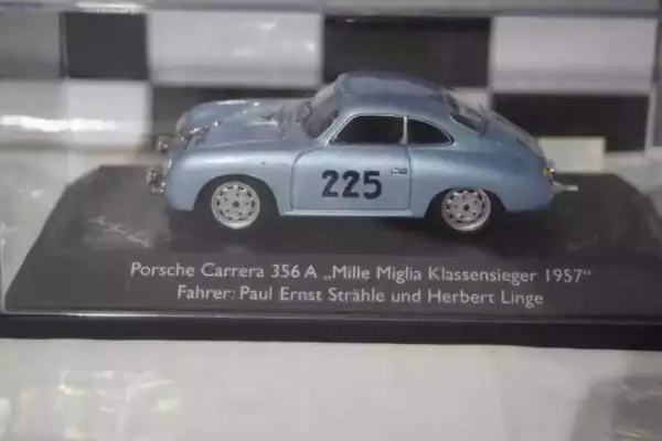 Schuco porsche carrera 356 a mille miglia klassensieger 1957 ref 02505 1/43