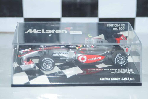 Minichamps vodaphone mclaren mercedes lewis hamilton showcar 2010 530 104372 in 1:43