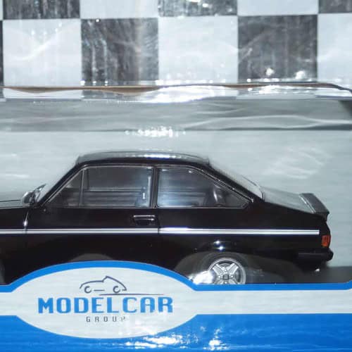 Model car group ford escort mk2 rs2000 black mcg18405