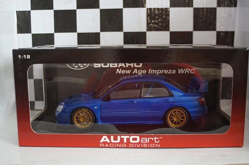 Subaru impreza police car 1:18 diecast autoart 78651