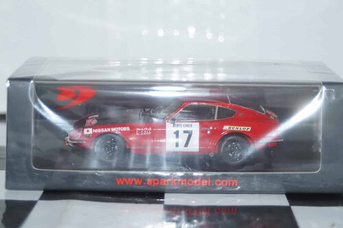 Spark datsun 240z 9th rally 1973 no17 1:43 resin s6285
