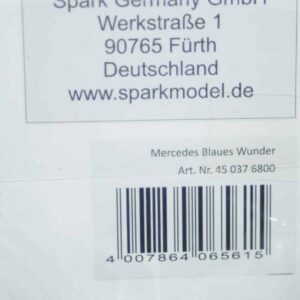 Schuco mercedes benz transporter blue 1/43rd ref 450376800