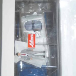 Schuco mercedes benz transporter blue 1/43rd ref 450376800