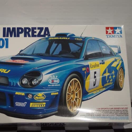 Tamiya subaru wrc  monte carlo 2001 1:24 plastic 24240*2500