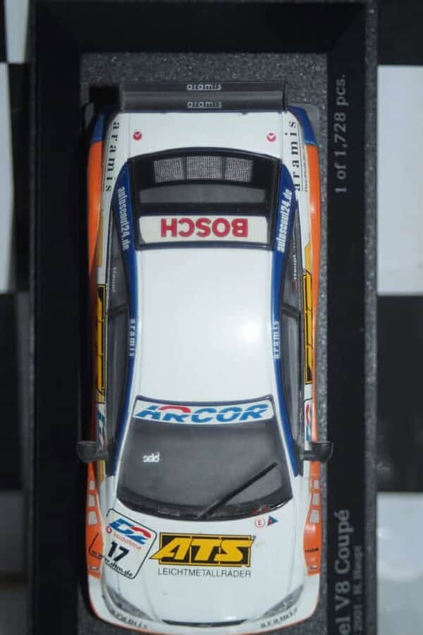 Minichamps opel v8 coupe reuter dtm 2001 1:43rd 400 014107