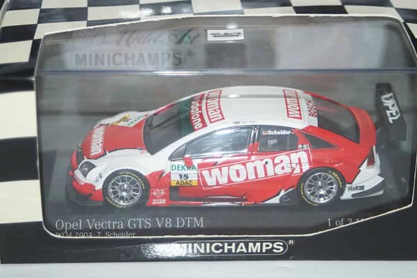 Minichamps opel vectra gts v8 scheider 400 044415