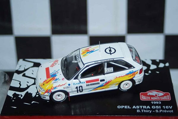 Altaya ixo opel astra gsi 1/43 rally monte carlo 1993 b.thiry diecast
