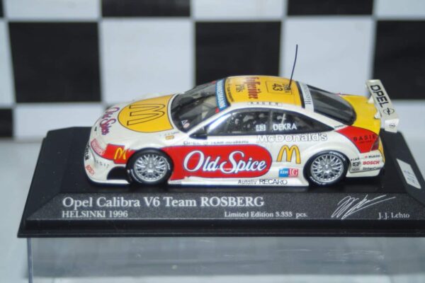Minichamps opel calibra team j.j.lehto 430 964243 opel motorsport edition