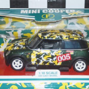 FOXTONS (Burago) Mini Cooper GREEN #005 1:18 scale