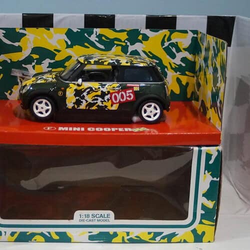 FOXTONS (Burago) Mini Cooper GREEN #005 1:18 scale