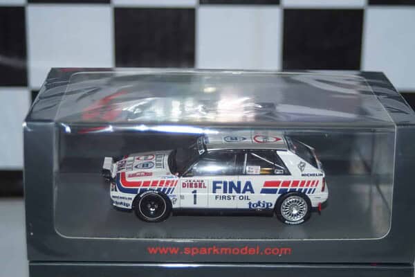 Spark lancia delta hf integrale 16v san remo 1991 d.auriol 1:43 resin s9008
