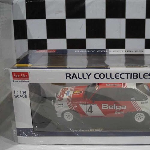 Sunstar ford escort mk2 rs1800 haspengouw rally 1981 4853 1:18 scale