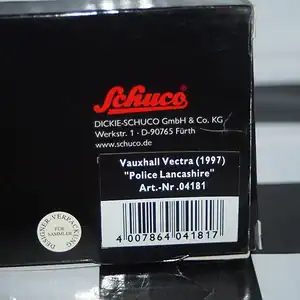 Schuco opel astra v8 coupe 2002 t.scheider diecast ltd 04802 1:43