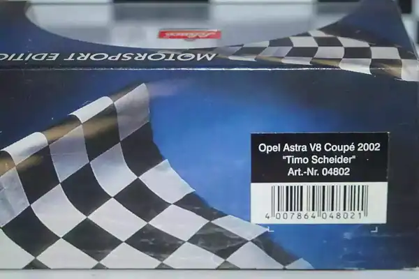 Schuco opel astra v8 coupe 2002 t.scheider diecast ltd 04802 1:43