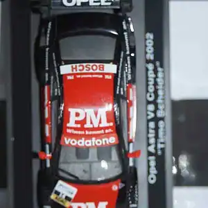 Schuco opel astra v8 coupe 2002 t.scheider diecast ltd 04802 1:43