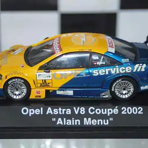 Schuco opel astra v8 coupe 2002 a.menu diecast ltd 04805 1:43