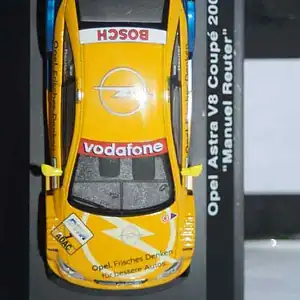 Schuco opel astra v8 coupe 2002 m.reuter diecast ltd 04803 1:43