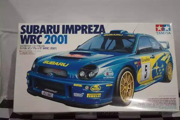 Tamiya subaru wrc  monte carlo 2001 1:24 plastic 24240*2500