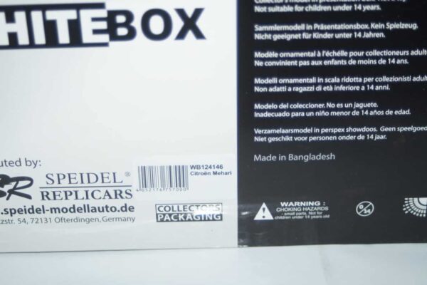 Whitebox citroen mehari yellow 1:24 wb124146