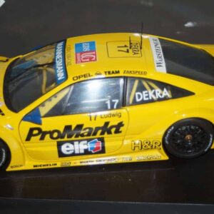 Minichamps opel calibra itc 1996 k.ludwig 17 promarkt 1:18 180 964217