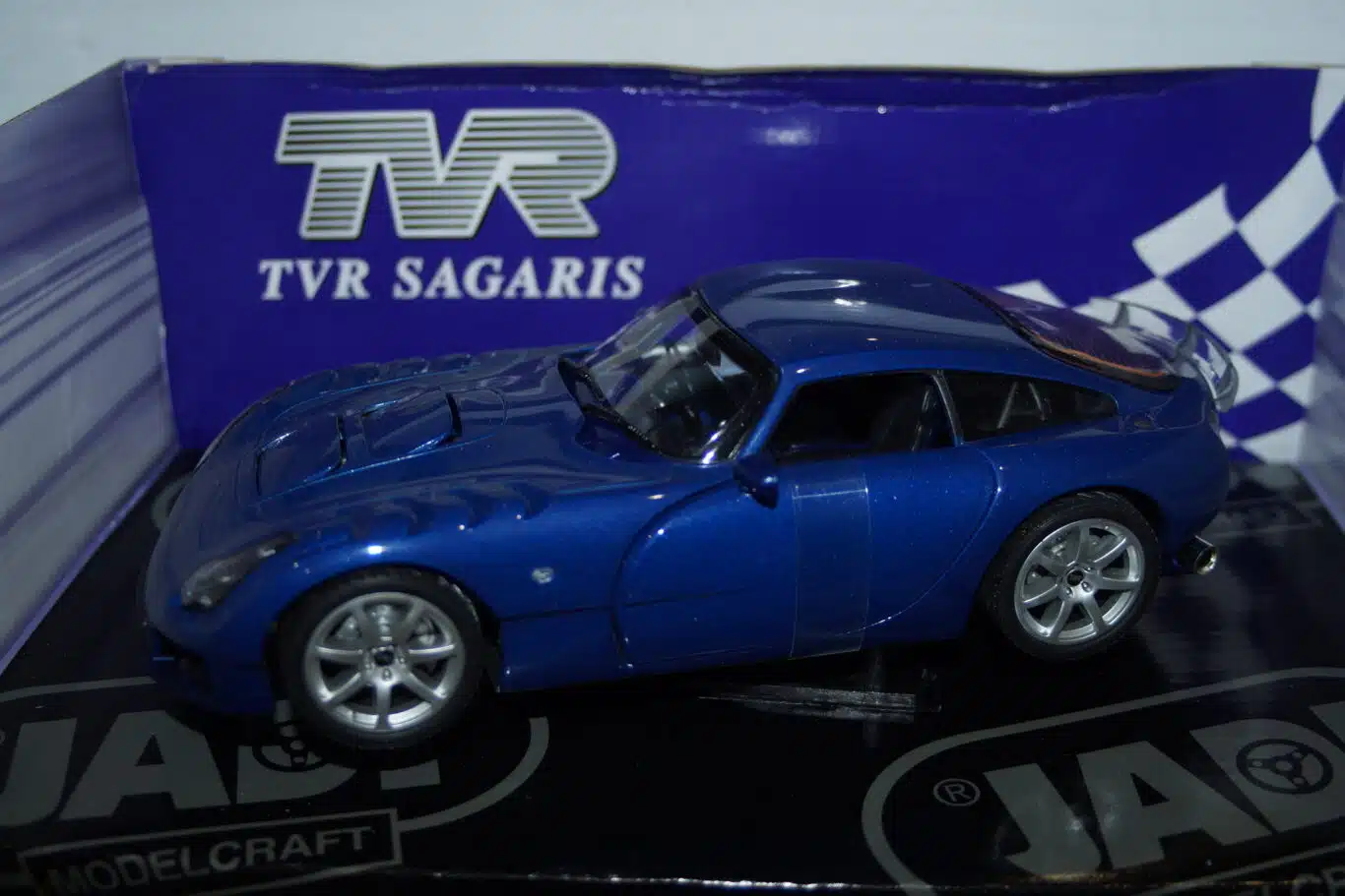 Jadi TVR Sagaris blue 1:18 Diecast Ref 98083