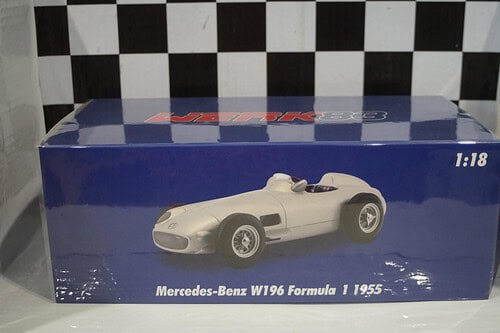 Solitair mercedes benz w196 #6 silver 11:18 diecast m-020