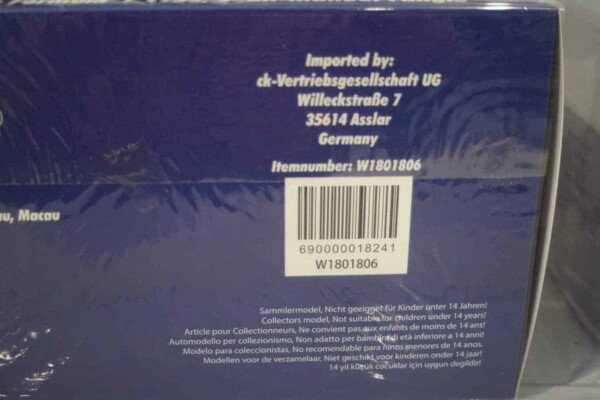 Werk83 mercedes benz w196 f1 #2 1955 fangio 1:18 diecast w1801806