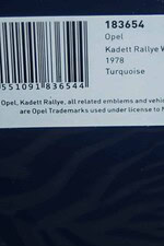  norev opel kadett rallye winterfest 1978 turquoise 1:18 scale 183654