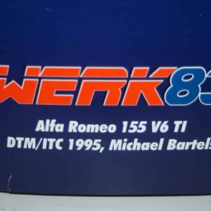 Werk83 alfa romeo 155 dtm #19 bartels jagermeister 1:18 diecast w1801002