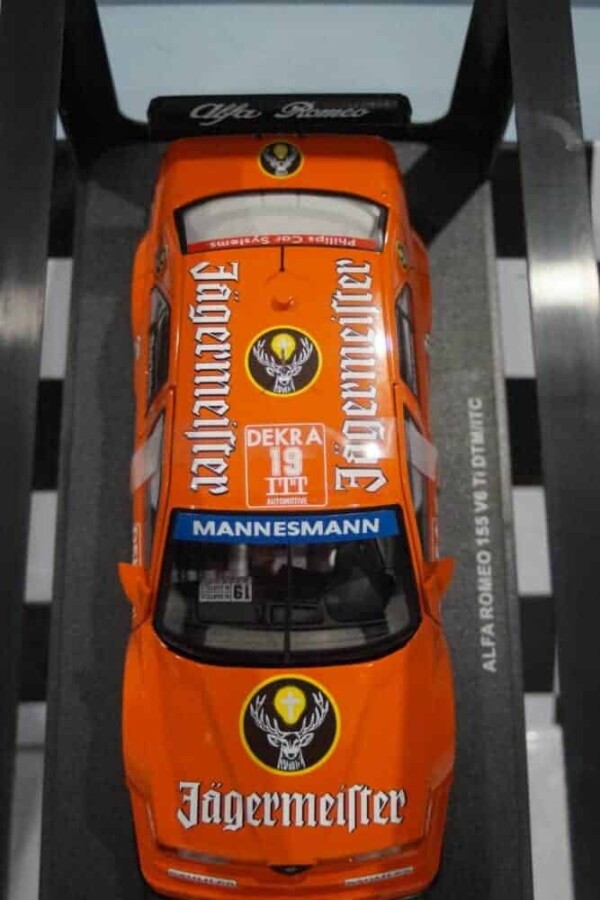 Werk83 alfa romeo 155 dtm #19 bartels jagermeister 1:18 diecast w1801002