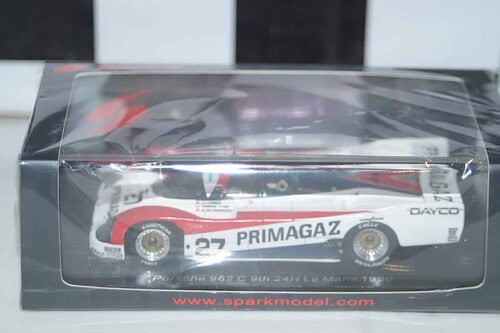 Spark porsche 962 c 9th 24h le mans 1990 p.yver 1:43 resin s9879