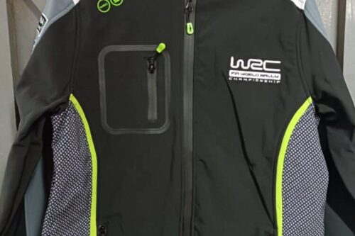 Performance clothing world rally championship black/grey jacket - medium 2015