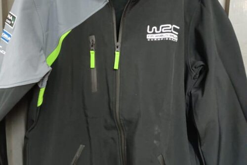 Performance clothing world rally championship black/grey jacket - large 2013