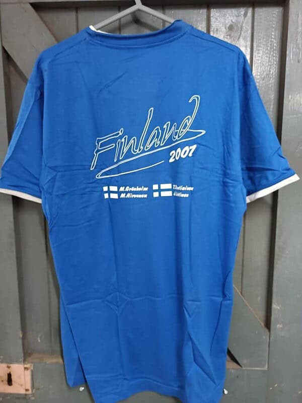 Sols ford rallye team finland 2007 t shirt blue - large