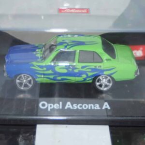 Schuco opel ascona a "tuning car" 1:43,ref 02657