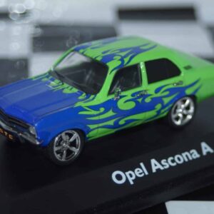 Schuco opel ascona a "tuning car" 1:43,ref 02657