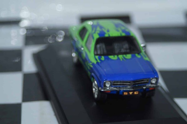 Schuco opel ascona a "tuning car" 1:43,ref 02657