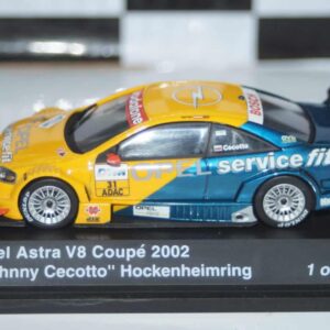 Schuco opel astra v8 coupe 2002 hockenheimring 1:43 ref 04807 ltd 1000